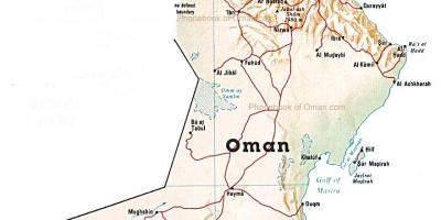 Оман е държава карта