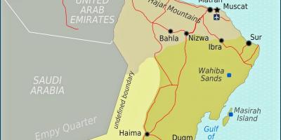 Карта на Оман дукм