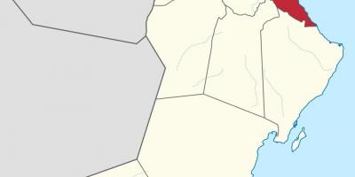 Маскат, Оман на картата