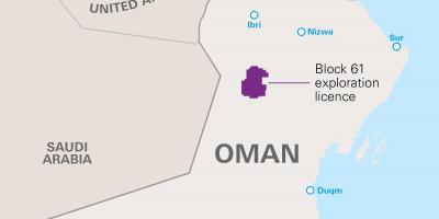 Карта хаззан Оман